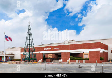 Walmart siège social à Bentonville, Arkansas, États-Unis Banque D'Images