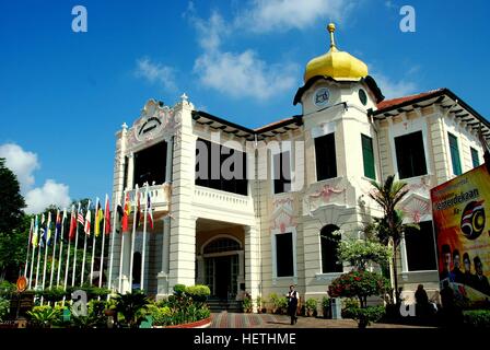 Melaka, Malaisie - 27 décembre 2007 : la Proclamation de l'indépendance coloniale Memorial Building dans un ' Famosa Square Banque D'Images