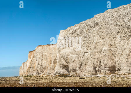 Formation Seven Sister Cliff près d'Eastbourne, East Sussex, Angleterre du Sud. Banque D'Images