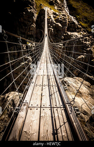 Triftbrucke Trift (Pont), Suisse Banque D'Images