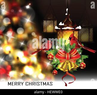 Arbre de Noël fond clair Illustration de Vecteur