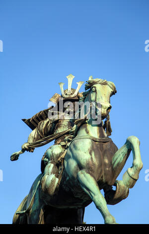 Statue de Kusunogi Masashige à Tokyo, Japon Banque D'Images