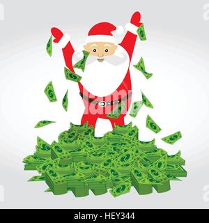 Dolar. une bande d'argent de la montagne Santa Claus. Symbole de la mode simple pour la conception de site web ou d'un bouton pour les applications mobiles. Illustrations Logo Illustration de Vecteur