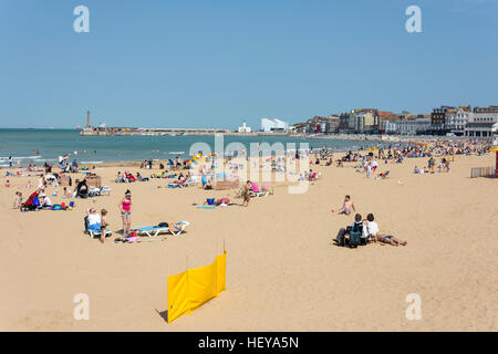 Plage de Margate, Margate, Kent, Angleterre, Royaume-Uni Banque D'Images