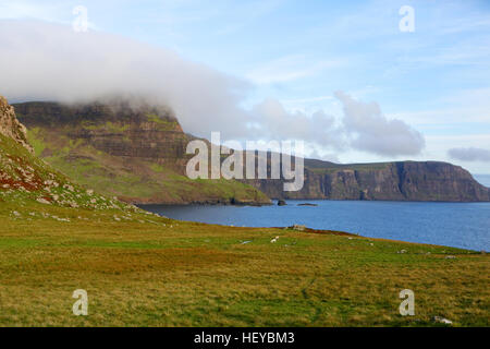 Neist Point est un point de vue sur la plus occidentale de l'île de Skye, en Ecosse. Banque D'Images