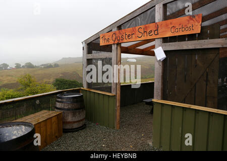 Carbost, ÉCOSSE - 05 septembre, 2016 : l'Oyster Shed à Carbost, île de Skye, en Ecosse. Il est très célèbre et populaire petit restaurant. Île de Sk Banque D'Images