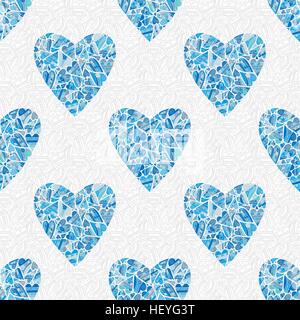 Motif coeur transparent Illustration de Vecteur