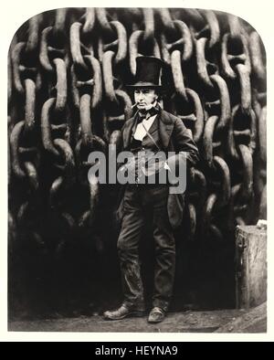 Isambard Kingdom Brunel, 1857, par Robert Howlett Banque D'Images