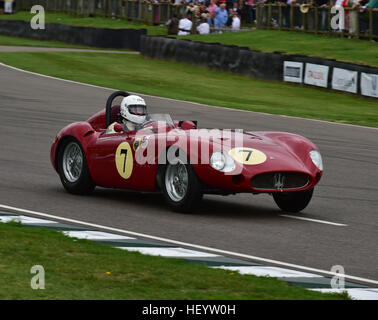 Conrad Ulrich, Maserati 300S, mars Freddie Memorial Trophy, le sport les voitures de course, Goodwood Revival 2016, 2016, des voitures classiques, Goodwood, Goodwood Revival Banque D'Images