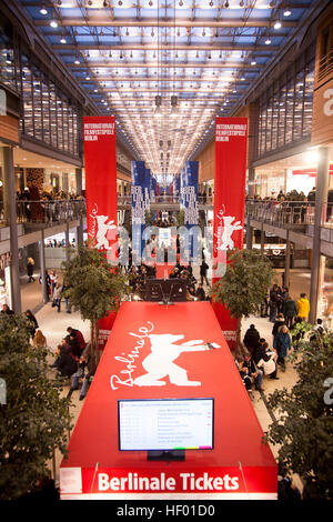 La vente des billets pour la Berlinale, Festival International du Film de Berlin, la Potsdamer Platz Arcades, Berlin, Allemagne Banque D'Images