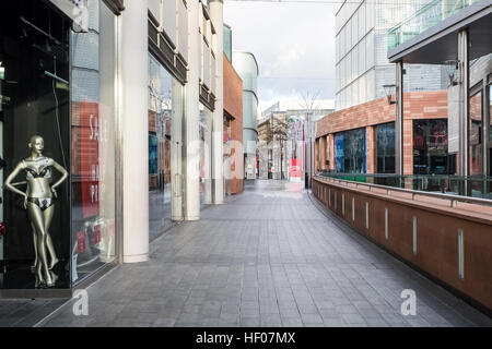 Liverpool, Royaume-Uni. Dec 25, 2016. Les rues du centre-ville de Liverpool déserté le matin du jour de Noël (Dimanche, Décembre 25,2016). Crédit : Christopher Middleton/Alamy Live News Banque D'Images