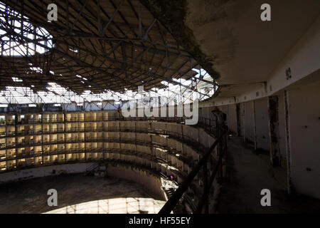 Le Presidio Modelo prison sur l'île de la jeunesse, de Cuba, Fidel Castro a été incarcéré Banque D'Images