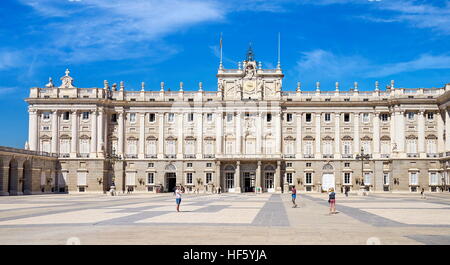 Le Palacio Real, le Palais Royal, Madrid, Espagne Banque D'Images