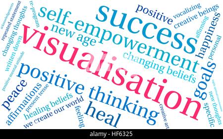 Nuage de mots de visualisation sur un fond blanc. Illustration de Vecteur