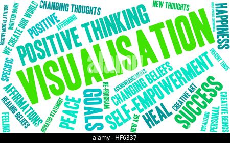 Nuage de mots de visualisation sur un fond blanc. Illustration de Vecteur