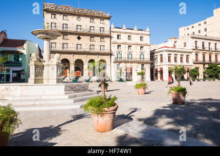 Plaza de San Francisco de Asisi, La Havane, Cuba. Banque D'Images