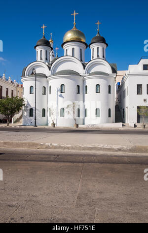 Cathédrale orthodoxe de Notre Dame de Kazan, La Havane, Cuba. Banque D'Images