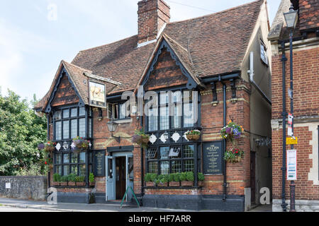 The Bull Inn, High Street, West Malling, Kent, Angleterre, Royaume-Uni Banque D'Images