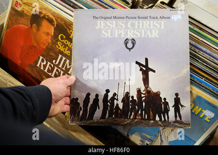 L'original motion picture Sound Track Album : Jésus Christ Superstar Banque D'Images