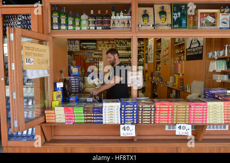 Verkauf Oblaten, Karlsbad, Tschechien, ventes Oblaten, Karl's baignoire, Tchèquia Banque D'Images