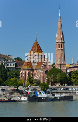 Reformierte Kirche, Budapest, Hongrie, église Réformée, hongrois Banque D'Images