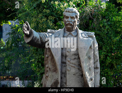 Statue de Staline, Tirana, Albanie Banque D'Images