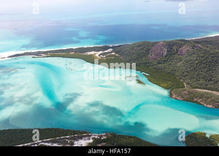 Whitsunday Islands, Whitehaven Beach, Queensland, Australie Banque D'Images