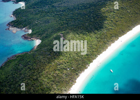 Whitsunday Islands, Whitehaven Beach, Queensland, Australie Banque D'Images