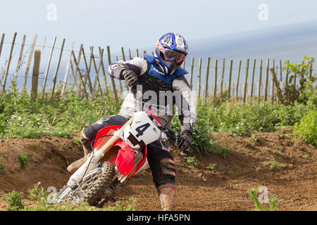 Moto-X Motocross Sorel Point, St John. Jersey Channel Islands UK Banque D'Images