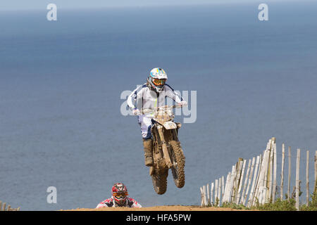 Moto-X Motocross Sorel Point, St John. Jersey Channel Islands UK Banque D'Images