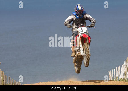 Moto-X Motocross Sorel Point, St John. Jersey Channel Islands UK Banque D'Images