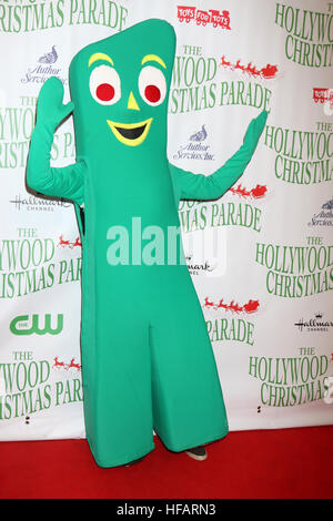 85e Congrès annuel Hollywood Parade de Noël sur Hollywood Boulevard comprend : Gumby Où : Los Angeles, California, United States Quand : 27 Nov 2016 Banque D'Images