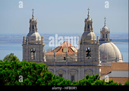 Igreja de São Vicente de Fora, église, Lisboa, Lisbonne, Portugal Banque D'Images