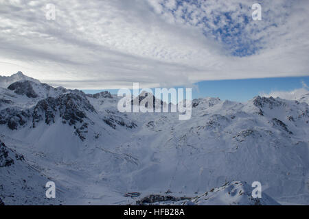 Massif des Alpes françaises Banque D'Images