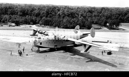 Martin XPB2M-1 sur le terrain de Mars 1942 Banque D'Images