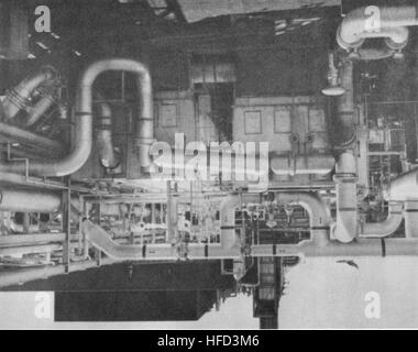 Vue aérienne de l'usine de dessalement de la Baie de Guantanamo -d Banque D'Images