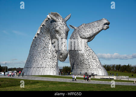 Les Kelpies - Ecosse Banque D'Images