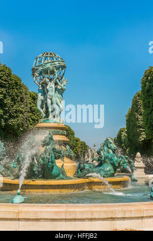 Fontaine de l'observatoire, jardin marco polo Banque D'Images