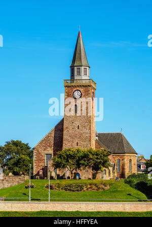 Royaume-uni, Ecosse, Inverness, vue sur la vieille église haute. Banque D'Images