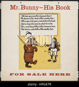 Monsieur lapin - son livre, en vente ici Banque D'Images