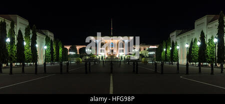Al Alam Palace Panorama, à Muscat, Sultanat d'Oman. Palais de Sultan Qaboos bin Said Al Said. Muscat, Oman Banque D'Images