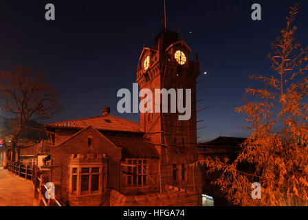 Darjeeling : Bell Tower, Bengale occidental, Inde, Westbengalen Banque D'Images