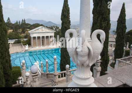 Hearst Castle près de la Route Nationale 1, la Pacific Coast Highway, PCH, Californie,USA,United States of America, Banque D'Images