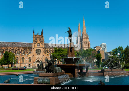 Fontaine Archibald - Sydney - Australie Banque D'Images