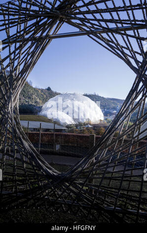 Eden Project, Cornwall. Banque D'Images