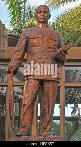 Statue de Sun Yat Sen Singapour Banque D'Images