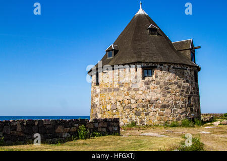 Petit tour à Frederiksoe Christiansoe Bornholm, l'île en mer Baltique Danemark Scandinavie Europe Banque D'Images