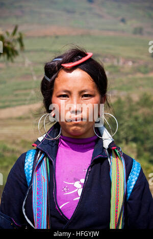 La vie de la tribu au Vietnam Banque D'Images