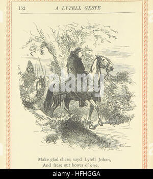 Une illustration de la page 162 de 'Robin des bois : une collection de poèmes, chansons et ballades'. Cette collection rassemble les contes légendaires de Robin des bois, y compris ses aventures audacieuses, ses batailles avec le shérif de Nottingham, et sa bande de Merry Men. Banque D'Images