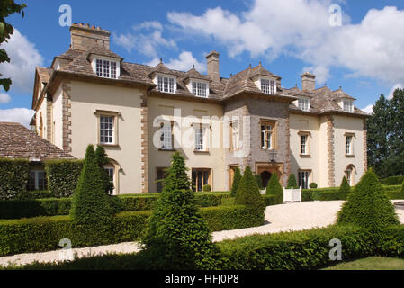 Thornhill Park un classique du 18ème. siècle maison palladienne, jardin et sur le parc près de Sturminster Newton, Dorset, UK Banque D'Images